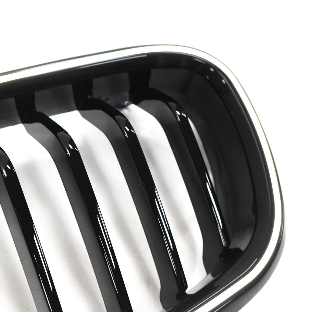 Glänzende Schwarze Frontniere Grill Passend für BMW 3er F30 F31 F35 2012-2019
