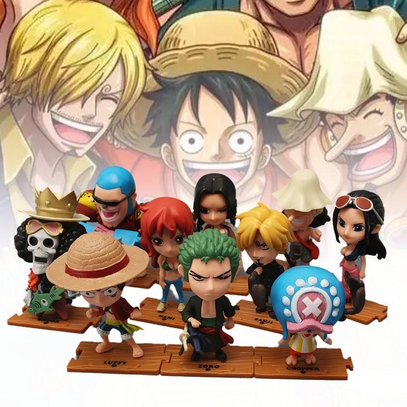 High Quality Pvc Action Figures Set Of 10 Including Luffy Zoro Sanji Nami Usopp Chopper