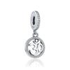 New 925 Silver Motorcycle Audio Tape Charm Beaded Chain Bracelet DIY Jewelry Trinket  Pendant Gift