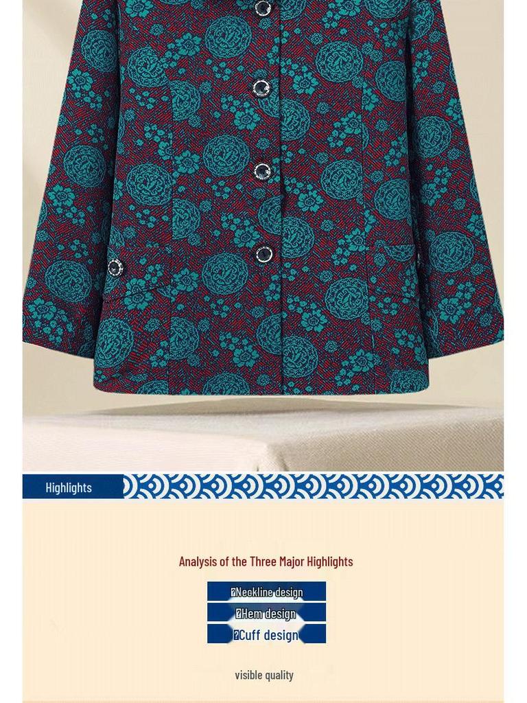 Grandma's Timeless Autumn Coat for Seniors (Ages 60-80) - New 2025 Spring & Autumn Fashion