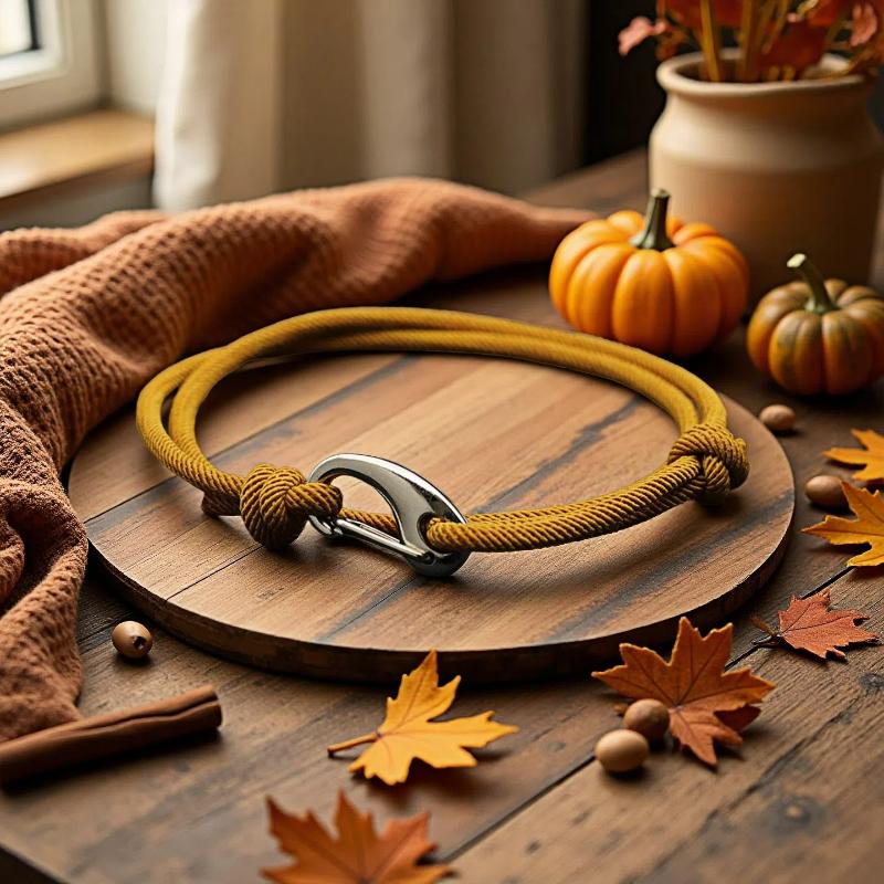 Уникальный String Браслет Унисекс Высокое Качество 3мм Шнур Цепочка Браслет Двойной Слой Ручная Работа Скользящая Регулируемая Браслет Повседневный Joias темно-желтого