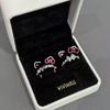Fashion Bowknot Zircon Rings For Women Girls Luxury Geometric Metal Open Rings Y2K 2000S Good Friend Jewelry Gifts Accessories