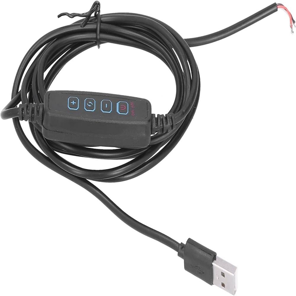 PVC USB Lamp Power Cord 5V USB Puck Light Dimmable LED Light Switch Cord For Outdoor Home