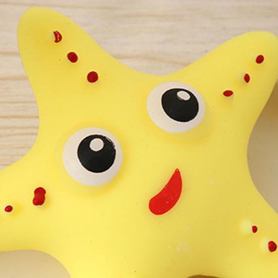 Stress Relief Cartoon Starfish Toy Decompression Star Shape Stress Ball Anti-anxiety Flour Filling