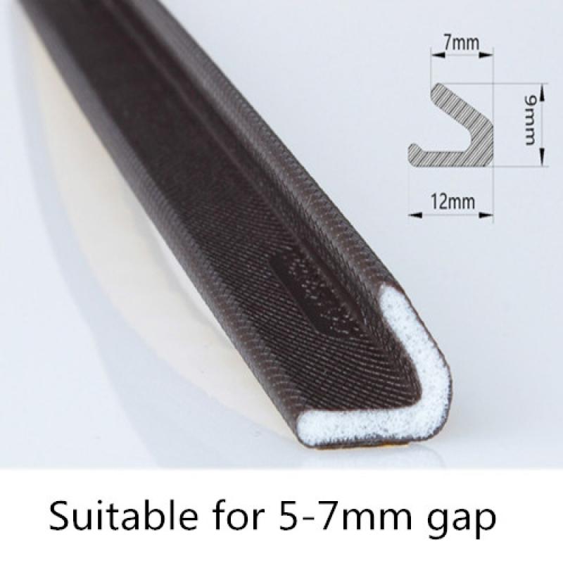 

5 метров самоклеящаяся уплотнительная лента для дверей и окон, герметизирующая звукоизоляционная пенопластовая резиновая полоса для окон, препятствующая столкновению Medium 12x9 5M||Medium 12x9x5M