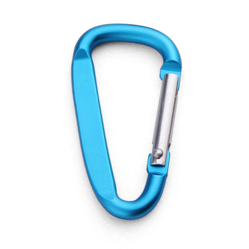 High-Quality Size 5 D-Shaped Aluminum Alloy Carabiner for Outdoor Use, Quick Link, Keychain.