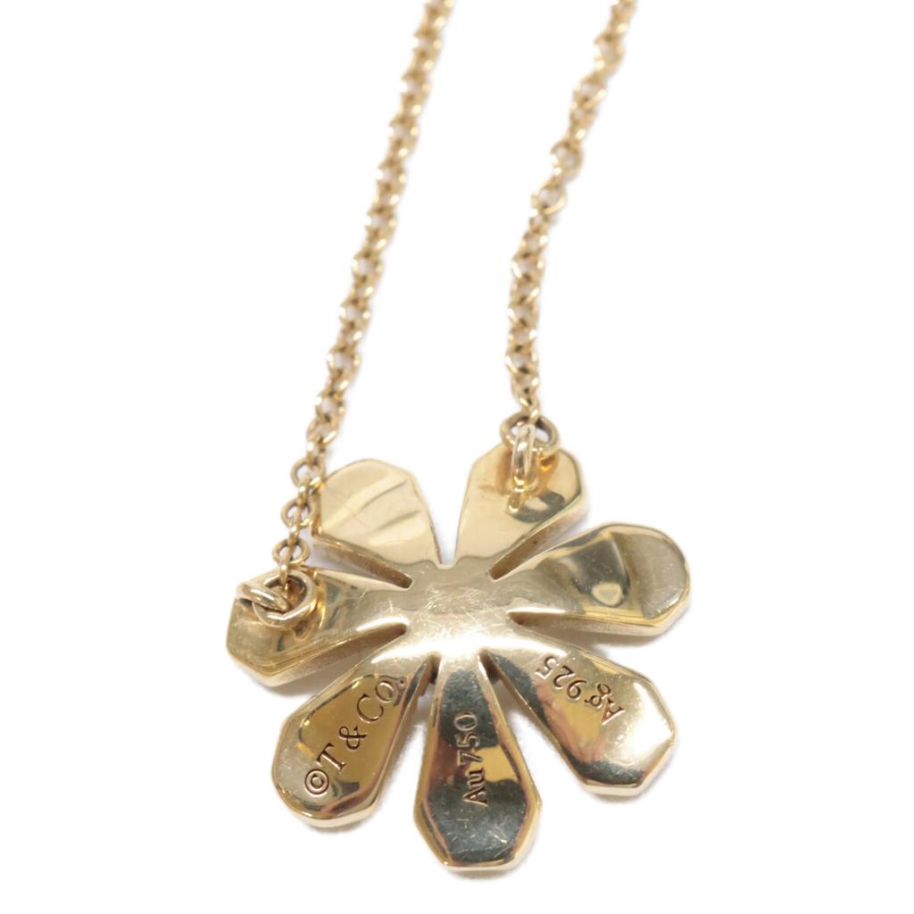 TIFFANY&Co. Au750 x SV925 Return to TIFFANY & Co. Ladybug Daisy Necklace Yellow gold xSilverUsed