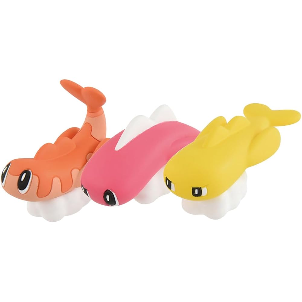 Pokmon Moncolle Sharitatsu Figures Set (Sottasugata, Taretasugata, Nobitasugata) Collectible Toy Figures