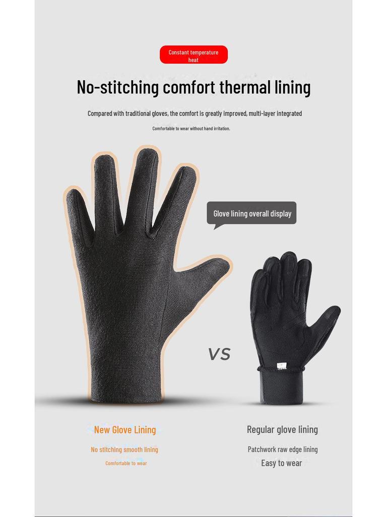 2024 Winter Outdoor Electric Heated Motorcycle & Skiing Gloves for Women