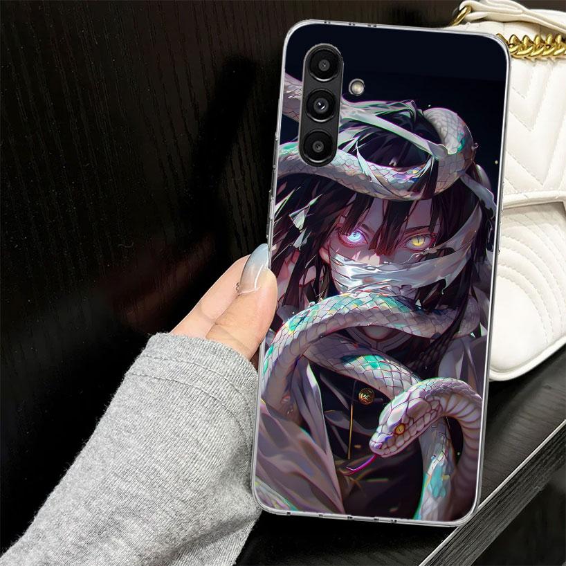 Iguro Obanai Demon Slayers Case for Samsung A17 A16 A56 A36 A26 A15 A55 A35 A25 A14 A54 A34 A24 Phone Cover A13 A53 A33 A23 A05S