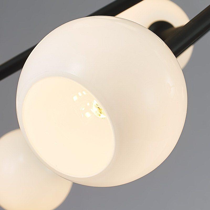 Post Modern LED Chandelier Lights G4 Bulb Tree Branch Hanging Lamp Living Dining Room Glass Ball Chandeliers Lighting Fixtures