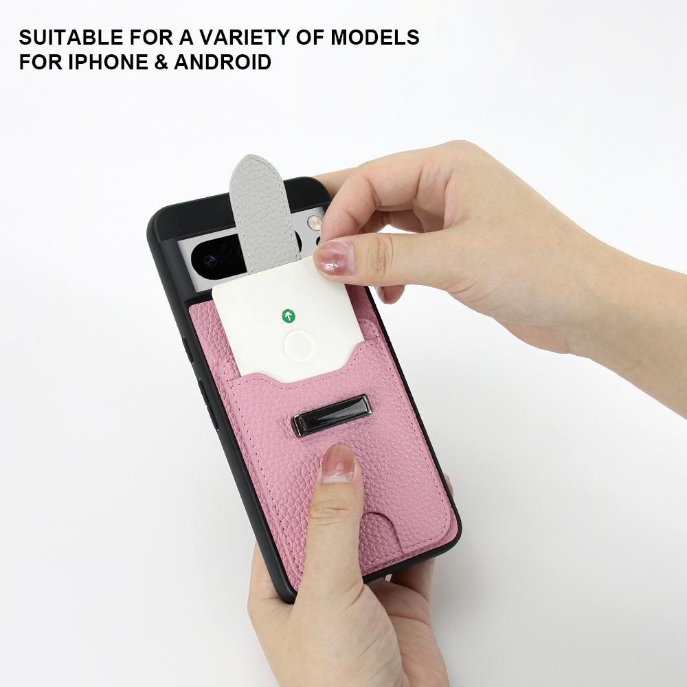 Universal Leather Anti-Fall Phone Case for Google Pixel 6/7/8 Pro & Samsung Galaxy A53 with Card Slot
