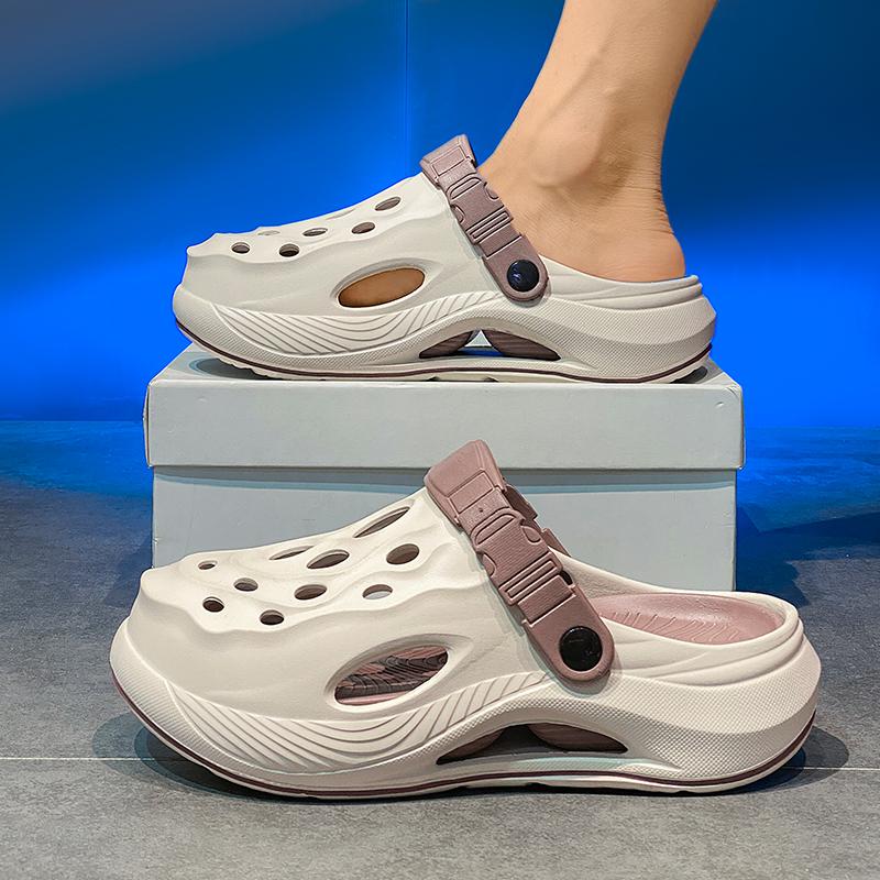 Fashion Unisex Summer Slippers Men Clogs Platform Women Beach Sandals Outdoor Casual Non-slip Footwear Men Sandals