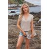 Summer Women's Fashion Casual V-Neck Knitted Solid Colour Vest