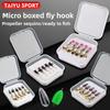 Rattlesnake Fly Lure Night Glow Ice Silk Shrimp Set5PCSNymph Micro Bait Horse Mouth Bionic Fishing Lure for Bass and Perch