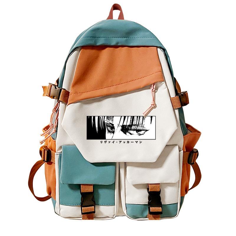 Angriff auf den Riesen Peripheren Bedruckten Rucksack Tagesfreizeit Studenten Schultasche