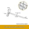 Thickened Universal Grid Display Hook for Apple Products