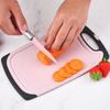 1pcs Wheat Straw Chopping Board Multifunctional Plastic Cutting Board 3 Sets of Creative Home Auxiliary Fruit Case Board Double-sided Chopping Board