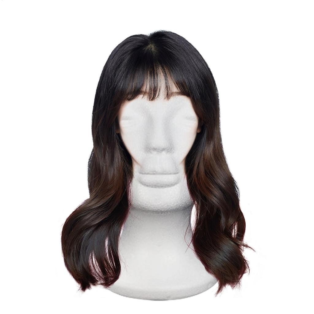 Wig Head Model  Foam Mannequin Wig Glasses Hat Display Stand Rack Hairpieces Stand Holder Female Head Model Wig Display