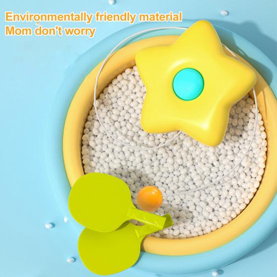 1 Set Children Indoor Hanging Table Tennis Trainer Set Automatic Rebound Ping-Pong Practice Toy Improve Sensory Educational Toy Parent-child