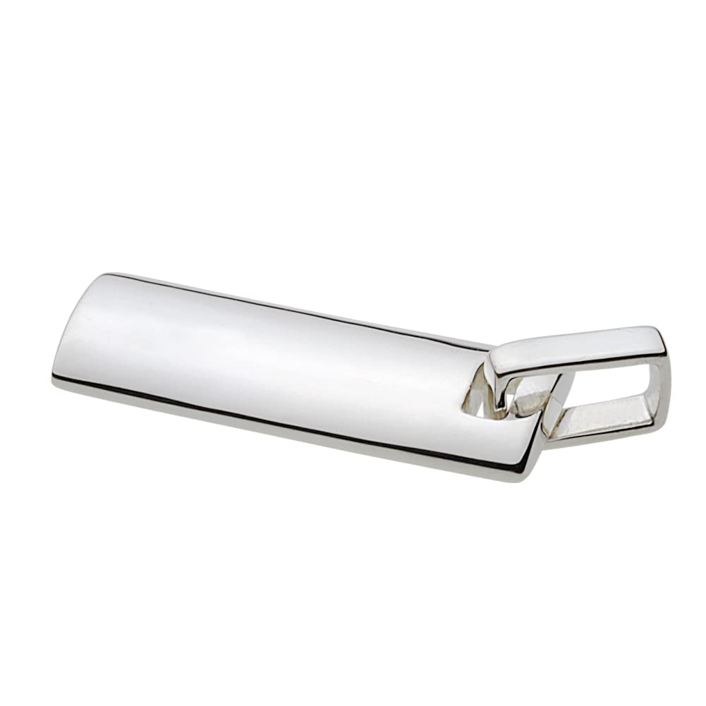 Figmart Schlichter Plattenanhänger [Silberaccessoire] fp0280