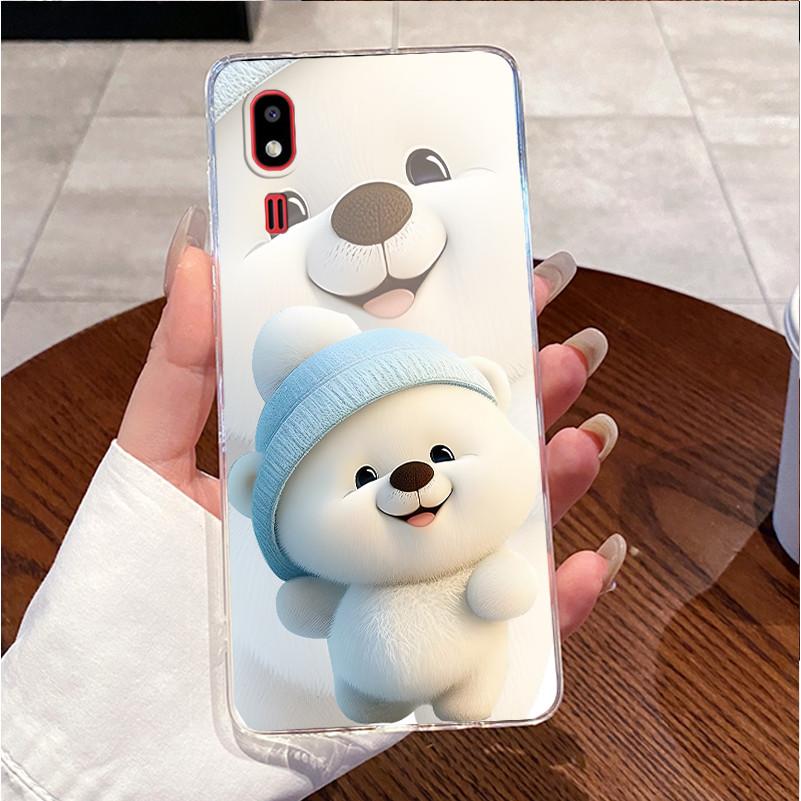 For Samsung Galaxy A2 Core SM-A260F SM-A260G Case Clear Cute Rabbit TPU Soft Silicone Phone Case For Samsung A2 Core Back Cover