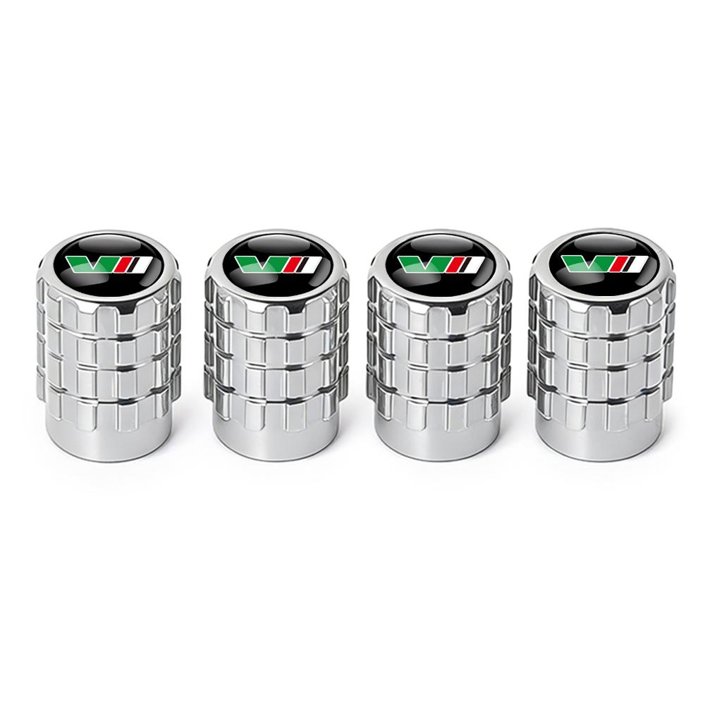 Vbjny0 Car Styling Metal Car Tire Valve Caps Dust Prevention Accessories For For Skoda Octavia MK2 MK3 A7 Fabia Karoq Kodiaq VII Rapid