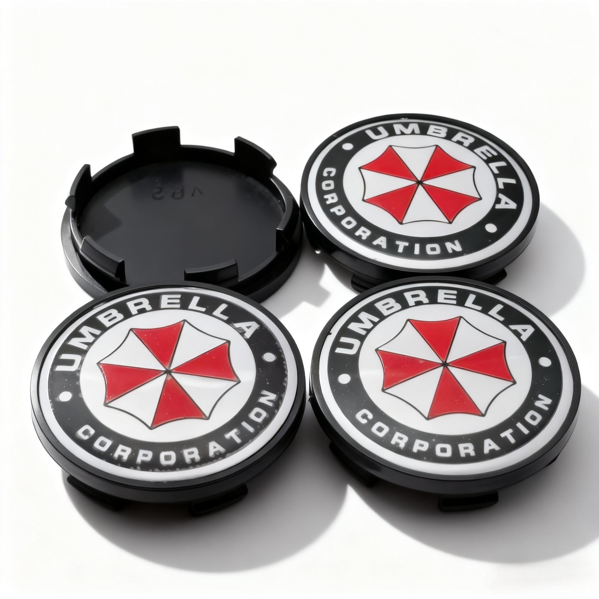 

4pcs Umbrella Logo Emblem Badge Car Wheel Center Caps OD 65MM / ID 59MM Rim Hubcaps Cover Wheels Hub Cap Replace Car Accessories Umbrella Badge&4pcs A65 Wheel Cap