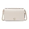 New COACH Bea Cross Grain Leather Shoulder Bag, Crossbody Bag, Handbag Small Women's White CC501-B4HA