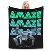 Project Hail Mary Amaze Rockys Der Außerirdische Decken Fleece Gedruckt Weiche Wohndecke für Bett Couch Plüsch Dünne Steppdecke