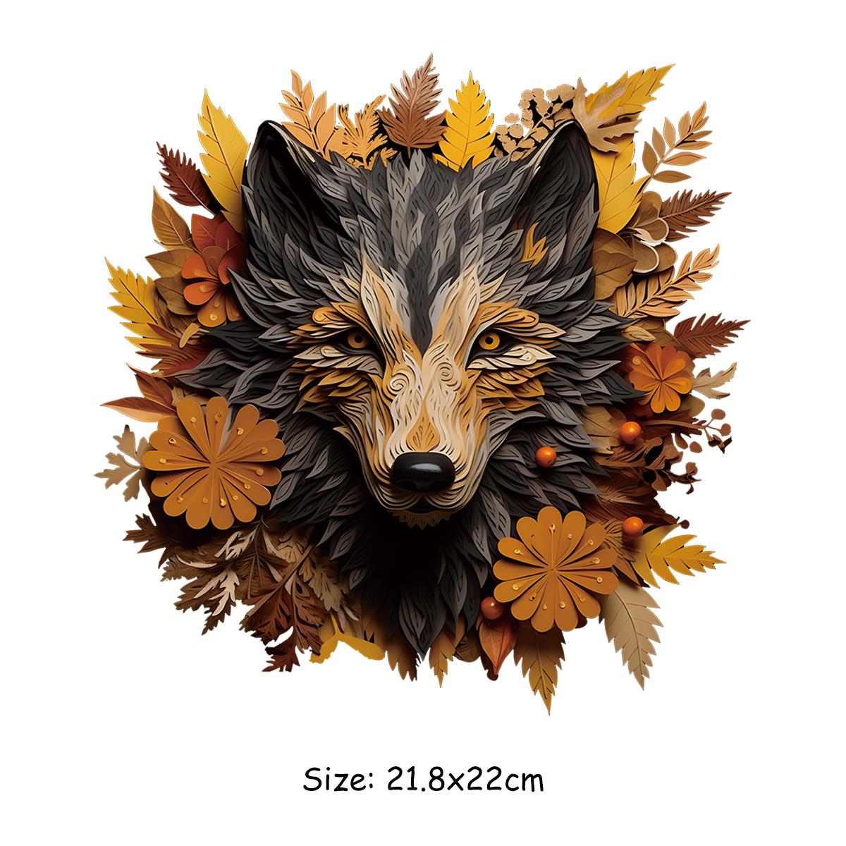 

Утюг на заплатках, специальные волчьи листья, аксессуары для одежды «сделай сам», моющаяся новая термопереносная наклейка на одежду, термопресс