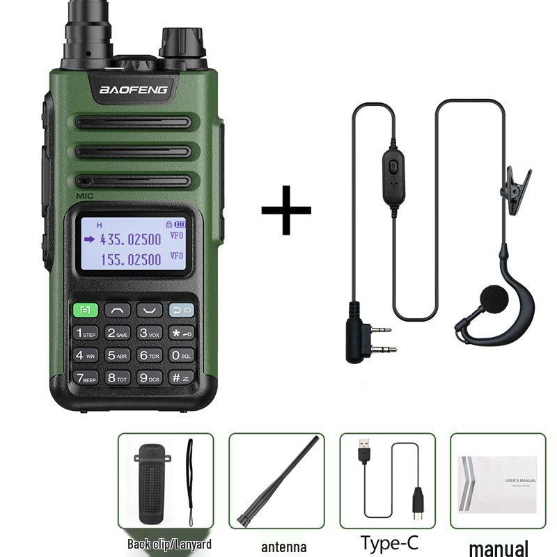 BAOFENG UV13Pro High-Power Dual-Band Walkie-Talkie with Type-C Charging