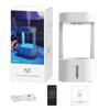 Anti-Gravity Water Drop Backflow Humidifier, Ultrasonic Mist Maker with Remote Control & RGB LED Color Night Light