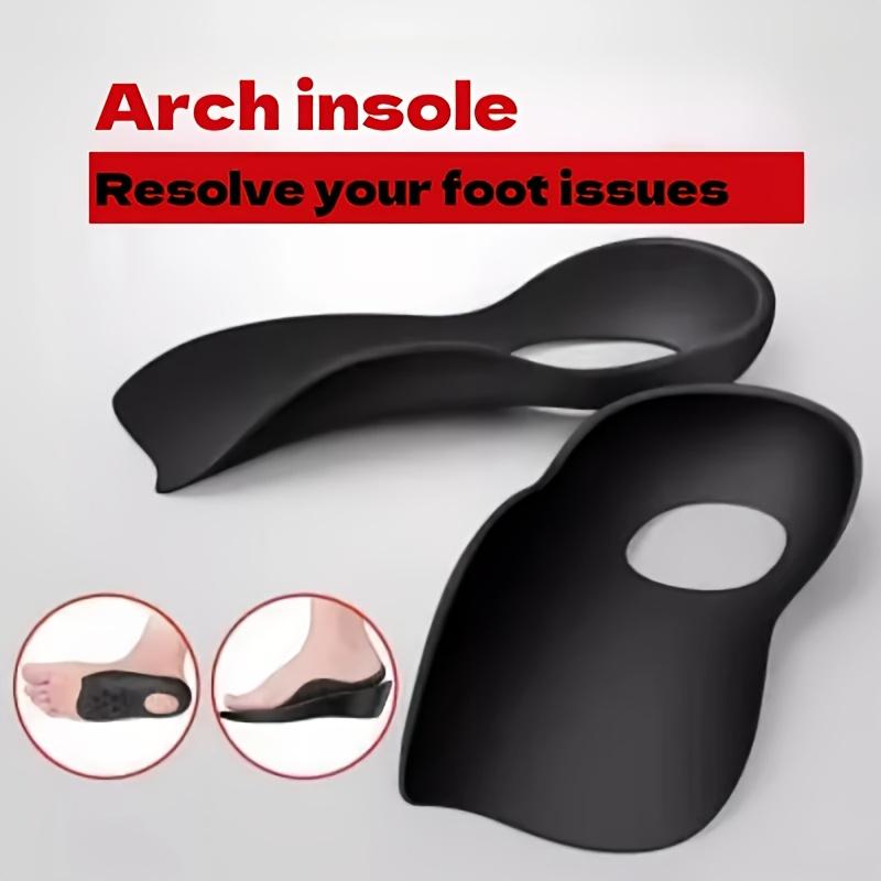 2pcs Plantar Support Insoles - Arch Support Cushions, Non-Slip Foot Pads for Flat Feet, Fallen Arches, Heels - Shoe Inserts for Running, Walking