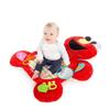 Bright Starts Sesame Street Tummy Time Elmo Prop Mat (0 Months, Baby Mat, Nap Mat, Teething Mat, Rattle, Red, 12040)