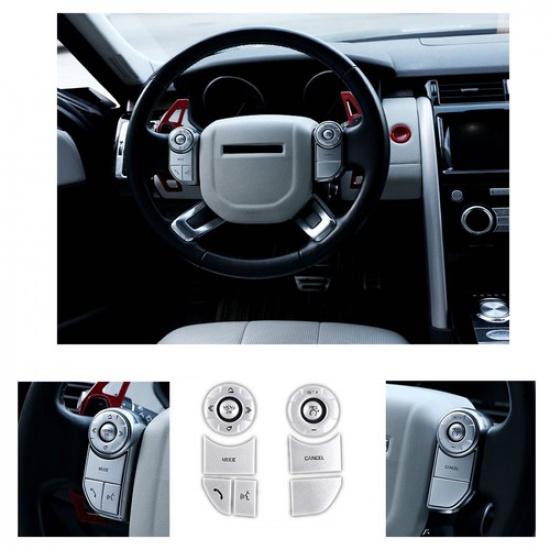 For Land Rover Range Sport 2014-2017 Car Inner Steering Wheel Button Cover Trim