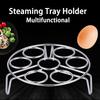 Tripod Egg Steaming Rack Overhead Design StainlessSteel Multifunctional Steaming Tray Holder Thickened Household Insulated Shelf 2