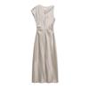 TAOP&ZA Spring/Summer Women's Pleated Asymmetrical Dress 2248748