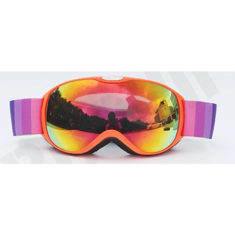 Kids Ski Glasses Small Size Children's UV400 Anti-fog Goggles Ski Spherical Lens Girls Boys Snowboard Goggles Glasses