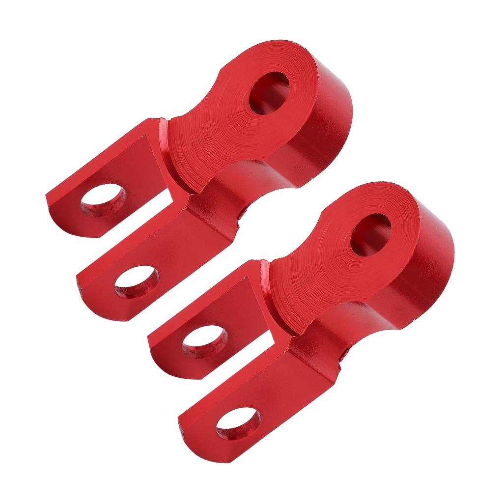 2pcs Rear Shock Absorber Height Extension Riser Aluminum Alloy M10 Mounting Hole for Motorcycle