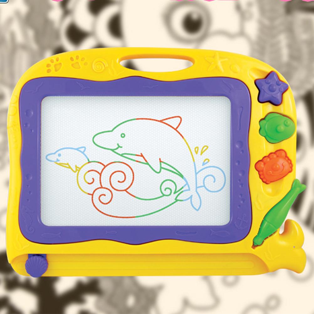 Magnetic Drawing Board Plastic Colorful Erasable Drawing Board for Kid Child Girl Boy (Random Delive