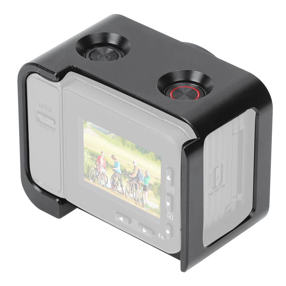 PU387B Aluminium Alloy Camera Protection Cage with UV Filter Lens Hood Sports Cameras Accessory for