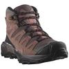 SALOMON X ULTRA 360 Anti-Slip Wear-Resistant Mid-Top Hiking Shoes Women's Gray Brown Sneakers L47571000