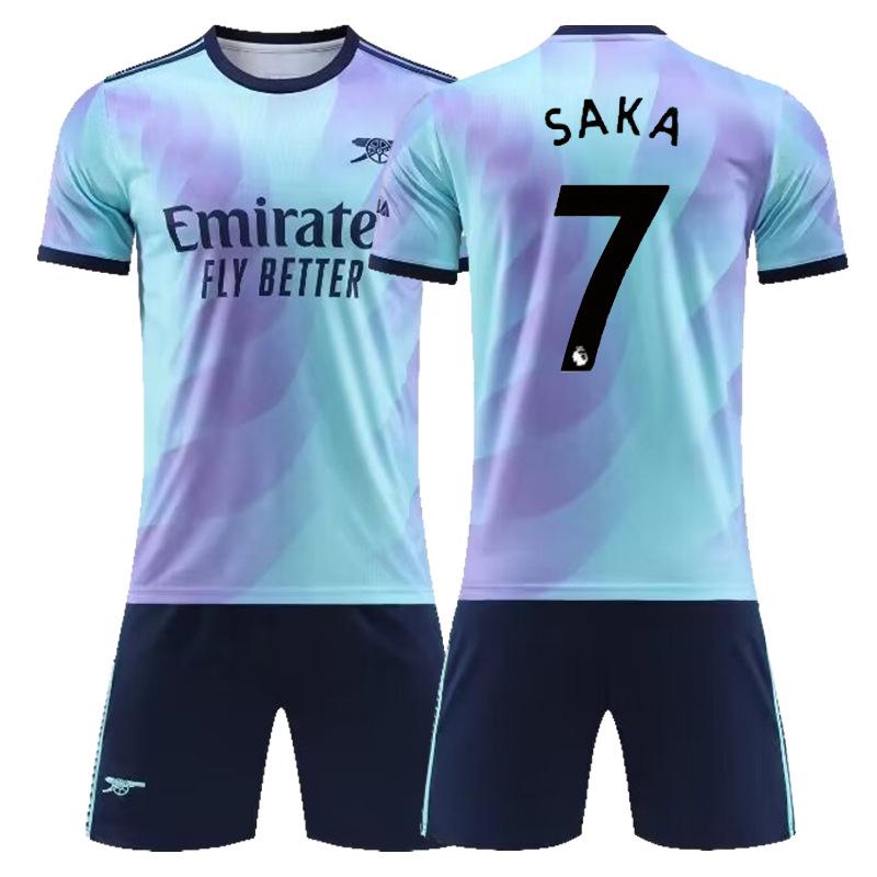 

Виїзна форма Арсеналу 2324 - Сака #7, Едегор #8, Жезус #9, Гаверц #29 Футбольний комплект Kids Size 28