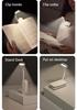 LED Eye Protection Clip-On Reading Light - Portable Mini Study Lamp for Bedside & Dorm.