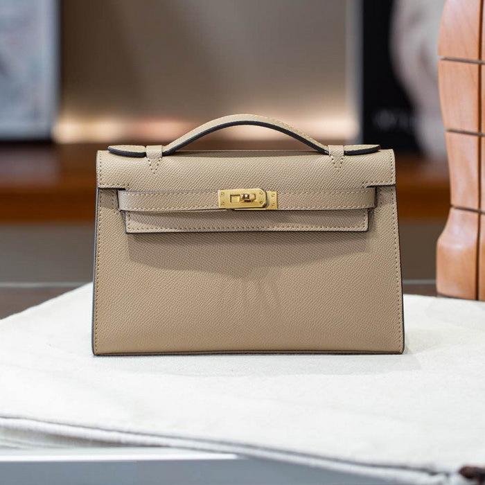 Tasche Damen 2026 Neu Palmenmuster Rindsleder 22cm Mini Generation Kai-Li Mode Tragbar Echtes Leder Damen-Tasche