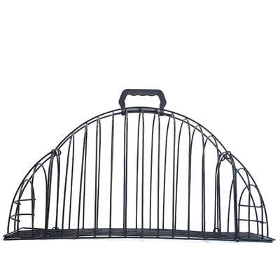 Cat Shower Cage Multipurpose Scratch Resistance Metal Kitten Washing Bath Cage for Cats Kittens S