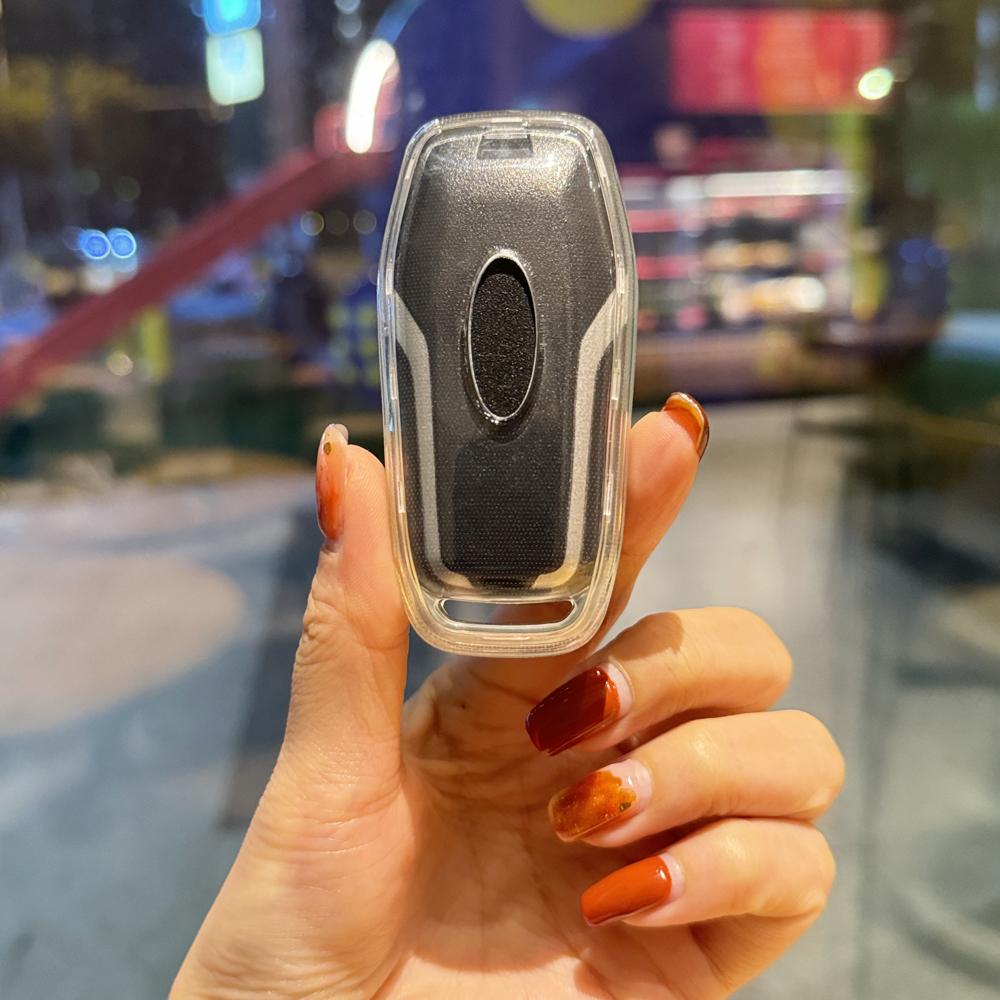 TPU-Autoschlüsselhülle für Ford Fusion Mondeo Mustang F-150 Explorer, Kantenschutz, Tasche, schlüsselloses Zubehör