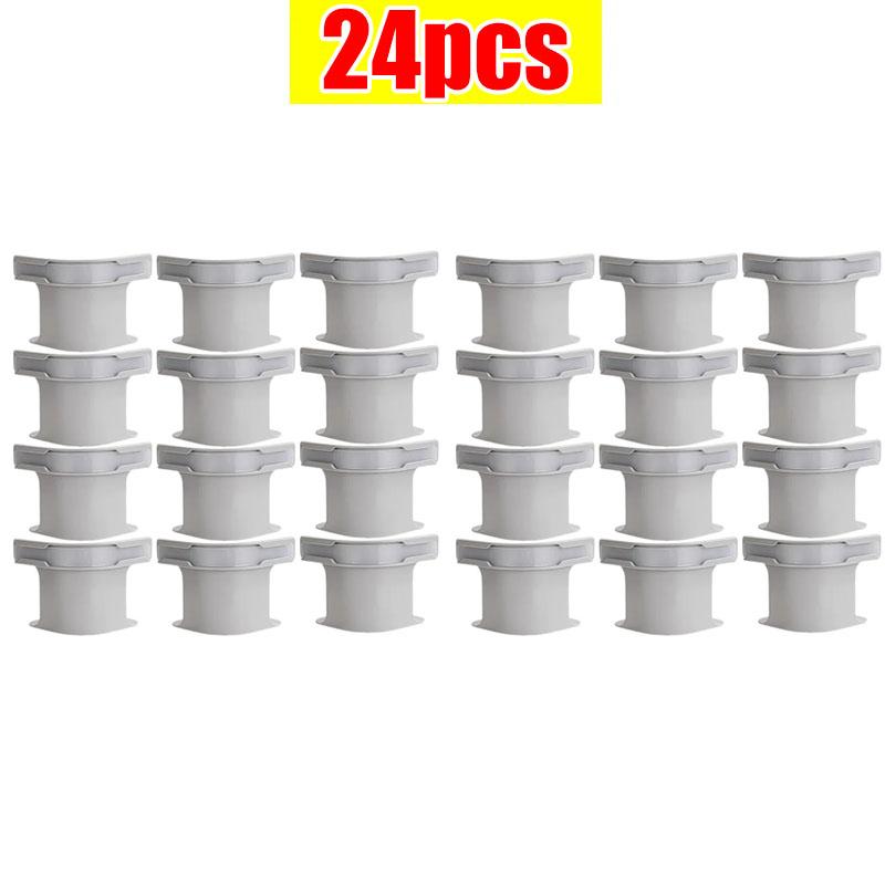 24pcs Bedsheet Corner Anti-shift Tightener Clips Invisible Bed Cover Fixer Multifunctional Quilt Sheet Non-Slip Holder Fastener