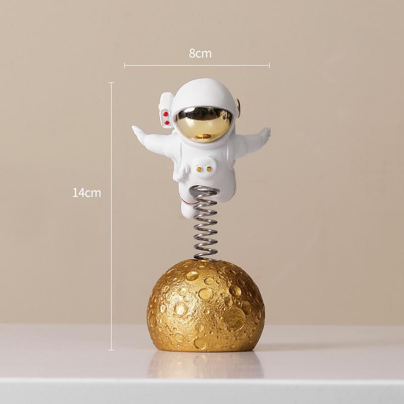 Nordische kreative Auto-Astronauten-Ornamente, Wohnzimmer-Fernsehschrank, Eingang, Kinderzimmer, Auto-Astronauten-Modell, Dekoration